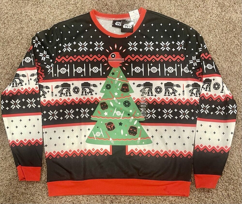 Star Wars Empire Christmas Sweater X-Large NWT ThinkGeek #1015